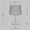 MAYTONI Stolní lampa Scala 3000K 12W MOD496TL-L12BZK