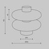 MAYTONI Stolní lampa Nuvem 3000K 5W MOD497TL-L8BRK