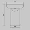 MAYTONI Stolní nabíjecí lampa Topo 2700K 5W MOD508TL-L5BK