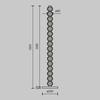 MAYTONI Stojací lampa Amulet 3000K 33W MOD555FL-L23G3K