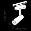 MAYTONI svítidlo pro kolejnicový systém Focus LED TR019-2-10W3K-B