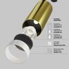 MAYTONI svítidlo pro kolejnicový systém Focus LED Single phase track system UNITY 3000K 12W 50d TR021-1-12W3K-W-BBS