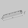MAYTONI Svítidlo do kolejnice Basis Magnetic track system Exility 2700K 12W 120d TR030-2-12W2.7K-B