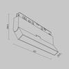 MAYTONI svítidlo pro kolejnicový systém Basis Rot Magnetic track system Exility 12W 120d TR036-4-12WTW-DD-B