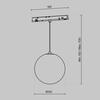 MAYTONI svítidlo pro kolejnicový systém Luna Magnetic track system Exility 6W 360d TR039-4-5WTW-DD-B