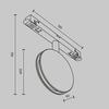 MAYTONI Svítidlo do kolejnice Outline Exility 3000K 6W 180d TR090-2-6W3K-B