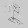 MAYTONI svítidlo pro kolejnicový systém Points S Magnetic track system Exility 4000K 2W 24d TR100-2-2W4K-S-B