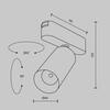 MAYTONI svítidlo pro kolejnicový systém Focus LED Magnetic track system Radity 4000K 12W 36d TR103-1-12W4K-M-W