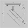 MAYTONI svítidlo pro kolejnicový systém Focus T Magnetic track system Exility 3000K 6W 36d TR141-2-6W3K-M-BS
