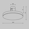 MAYTONI Svítidlo do kolejnice Plato Flarity 2700K 7W 120d TR152-1-7W2.7K-BS-DE