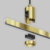 MAYTONI Lankový závěs s napájením pro magnetickou lištu 24 V Flarity TRA157SW-B1-BS