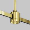 MAYTONI Upevnění ke stropu dlouhé 760 mm s prodlužovací spojkou pro magnetickou lištu 24 V, Flarity TRA159C-IPCL1-BS