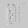 MAYTONI Kolejnice pro magnetickou lištu 24 V Flarity 1m black TRX154-111B