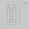 MAYTONI Kolejnice pro magnetickou lištu 24 V 2m Flarity TRX154-112BS