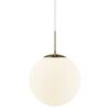 NORDLUX závěsné svítídlo Grant 35 25W E27 mosaz opál 2010573035