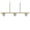 NORDLUX závěsné svítídlo Contina 3x5W G9 mosaz opál 2010953035
