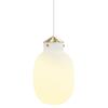 NORDLUX závěsné svítídlo Raito 22 oval 25W E27 opál 48043001