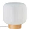 NORDLUX stolní lampa Milford 40W E27 dřevo opál 48915001