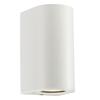 NORDLUX venkovní nástěnné svítidlo Canto Maxi 2 2x28W GU10 bílá čirá 49721001