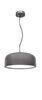 Nova Luce Stylové závěsné svítidlo Perleto v několika variantách - 2 x 10 W, pr. 350 mm, šedá NV 826802