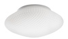 Nova Luce Stylové stropní svítidlo Sens s vyšším stupněm krytí - 1 x 60 W, bílá / bílý kov NV 838122