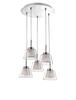 NOVA LUCE závěsné svítidlo BOCCALE chromovaný hliník čiré sklo G9 5x5W 230V IP20 vč. žárovky 1300301305