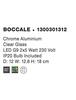 NOVA LUCE nástěnné svítidlo BOCCALE chromovaný hliník čiré sklo G9 2x5W IP20 vč. žárovky 1300301312