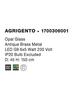 Nova Luce Stylové svítidlo Agrigento ze starožitného mosazného kovu a opálového skla - 450 x 1500 mm, 6 x 28 W, mosaz a opál NV 1700306001