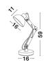 NOVA LUCE stolní lampa LILA bílý kov a přírodní dřevo E27 1x12W 230V IP20 bez žárovky 671601