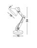 NOVA LUCE stolní lampa LILA černý kov a přírodní dřevo E27 1x12W 230V IP20 bez žárovky 671602