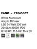 Nova Luce Kruhové stropní LED svítidlo Fano s kovovým rámečkem - 34 W LED, 2040 lm, pr. 500 x 155 mm NV 71045002