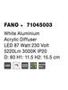 Nova Luce Kruhové stropní LED svítidlo Fano s kovovým rámečkem - 87 W LED, 5220 lm, pr. 800 x 155 mm NV 71045003
