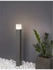 NOVA LUCE venkovní sloupkové svítidlo STICK tmavě šedý hliník bílý akryl E27 1x12W 220-240V IP54 bez žárovky 71371101