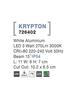 NOVA LUCE venkovní zapuštěné svítidlo do zdi KRYPTON bílý hliník LED 3W 3000K 220-240V 15st. IP54 726402