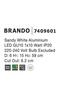 Nova Luce Vestavné výklopné svítidlo Brando - max. 10 W, GU10, pr. 60 x 590 mm, bílá NV 7409601