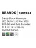 Nova Luce Vestavné výklopné svítidlo Brando - max. 10 W, GU10, pr. 60 x 850 mm, černá NV 7409604
