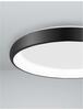 Nova Luce Stmívatelné nízké LED svítidlo Albi v různých variantách - pr. 610 x 85 mm, 50 W, černá NV 8105611