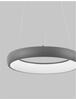 NOVA LUCE závěsné svítidlo ALBI šedý hliník a akryl LED 32W 230V 3000K IP20 stmívatelné 8105619