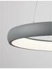 NOVA LUCE závěsné svítidlo ALBI šedý hliník a akryl LED 50W 230V 3000K IP20 stmívatelné 8105621