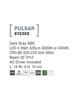 NOVA LUCE venkovní nástěnné svítidlo PULSAR tmavě šedý ABS LED 4W 3000K 220-220V 32st. IP54 812302