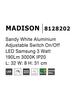 Nova Luce Nástěnná LED diodová čtecí lampička Madison - 3 W LED, bílá NV 8128202