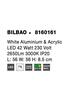 Nova Luce Moderní přisazené LED svítidlo Bilbao v několika variantách - 42 W LED, 2650 lm, 560 x 560 x 85 mm NV 8160161