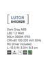 NOVA LUCE venkovní nástěnné svítidlo LUTON tmavě šedý ABS LED 1.2W 3000K IP65 100-220V vč. driveru 8403626
