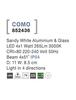 Nova Luce Venkovní nadčasové svítidlo COMO - 4x1 W, 560 lm, 3000 K, bílá NV 852436