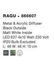 Nova Luce Moderní přisazené stropní svítidlo Ragu - 4 x 10 W, 460 x 460 mm, černá NV 866607