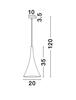Nova Luce Stylové závěsné svítidlo Nuorese ve třech zajímavých variantách - 1 x 40 W, pr. 200 x 350 mm NV 8942204
