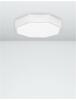 NOVA LUCE stropní svítidlo EBEN bílý hliník matný bílý akrylový difuzor LED 24W 230V 3000K IP20 9001492