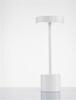 NOVA LUCE venkovní stolní lampa FUMO bílý hliník a akryl LED 2W 3000K 220-240V 163st. IP54 vypínač na těle / USB kabel 9002863