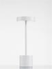 NOVA LUCE venkovní stolní lampa FUMO bílý hliník a akryl LED 2W 3000K 220-240V 163st. IP54 vypínač na těle / USB kabel 9002863