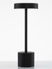 NOVA LUCE venkovní stolní lampa FUMO černý hliník a akryl LED 2W 3000K 3000K 220-240V 163st. IP54 vypínač na těle / USB kabel 9002864